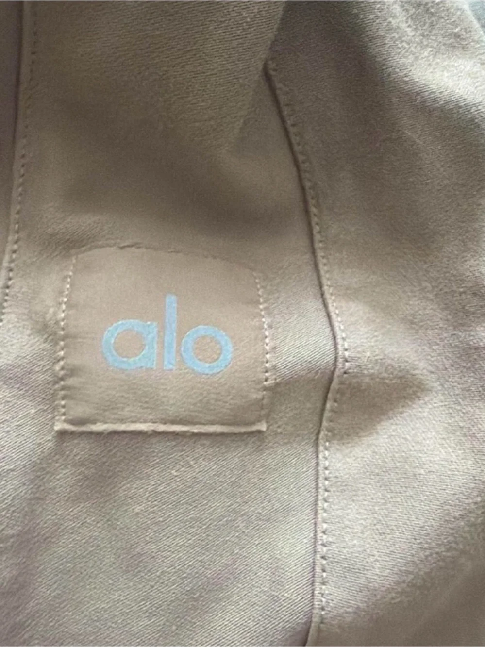 ALO Yoga Cropped Jacket in Camel Taupe
